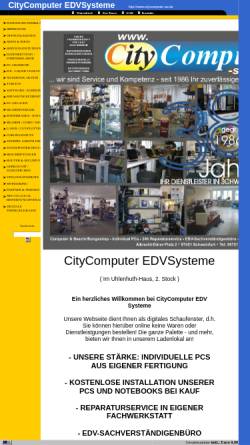 Vorschau der mobilen Webseite www.citycomputer-sw.de, NetzMerlin EDV Systemhaus