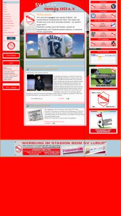 Vorschau der mobilen Webseite svlfussball.de, SV Lurup