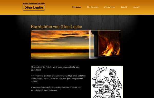 Vorschau von www.ofenlepke.de, Ofen Lepke