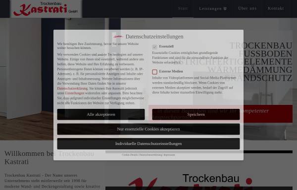 Vorschau von www.trockenbau-kastrati.de, Trockenbau Kastrati
