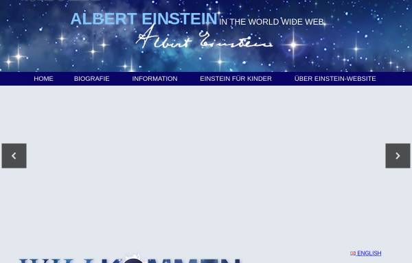 Vorschau von www.einstein-website.de, Einstein, Albert (1879-1955)