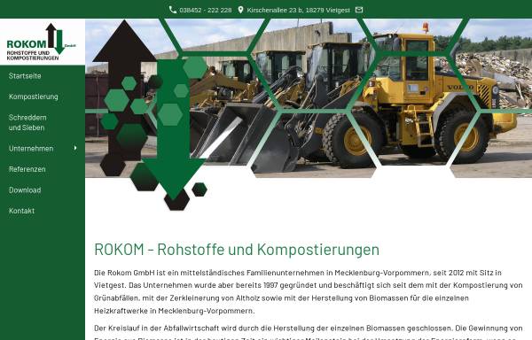 Vorschau von www.rokom-gmbh.de, Rokom GmbH