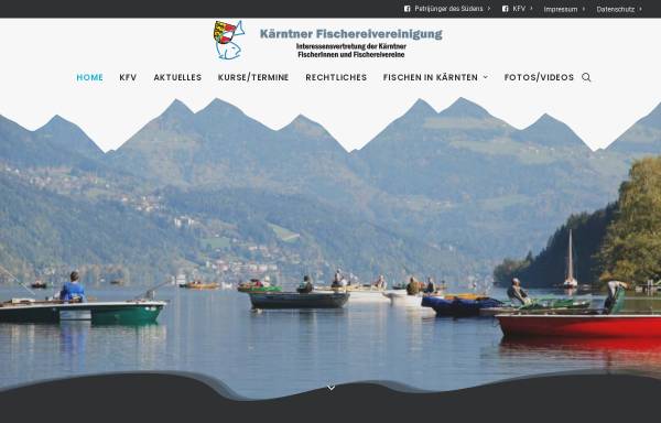 Vorschau von www.kaerntner-fischerei.at, Kärntner Landesfischereivereinigung KLFV