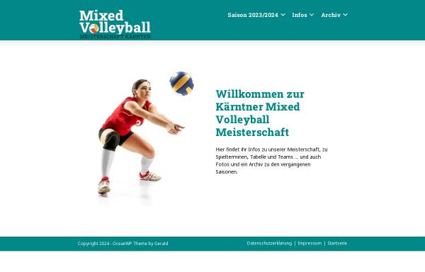 Vorschau von www.hobbyvolleyball.at, Kärntner Mixed Volleyball Meisterschaft