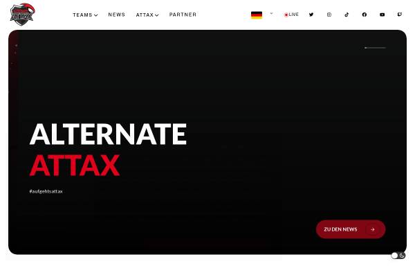 Vorschau von www.team-alternate.de, Alternate Attax