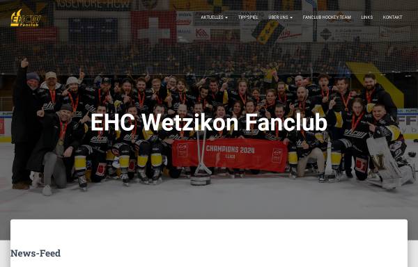 Vorschau von www.ehcw-fanclub.ch, EHC Wetzikon Fanclub