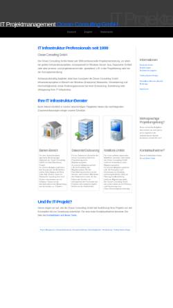 Vorschau der mobilen Webseite www.ocean-consulting.de, Ocean Consulting GmbH