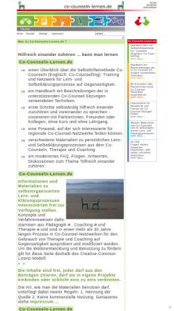 Vorschau der mobilen Webseite www.co-counseln-lernen.de, Co-Counseln - Lernen