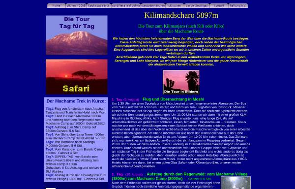 Kilimanjaro über die Machame Route