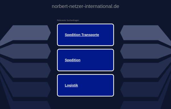 Vorschau von www.norbert-netzer-international.de, Netzer International GmbH & Co KG