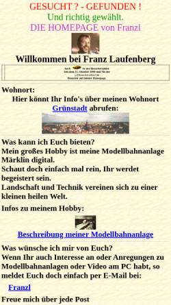 Vorschau der mobilen Webseite www.franzl.de, Laufenberg, Franz