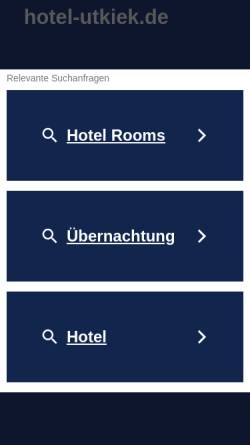 Vorschau der mobilen Webseite www.hotel-utkiek.de, Hotel Gästehaus Utkiek