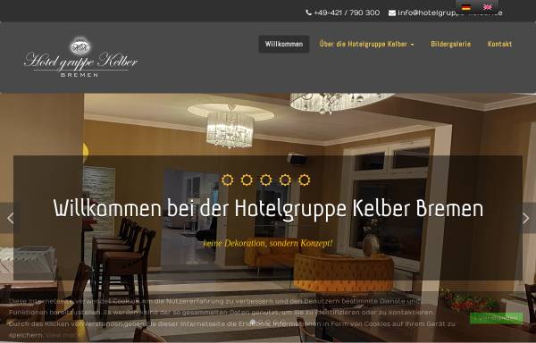 Vorschau von www.hotelgruppe-kelber.de, Hotelgruppe Kelber