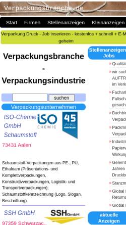 Vorschau der mobilen Webseite www.verpackungsbranche.de, Verpackungsbranche.de by Firma Emrich Internetdienste