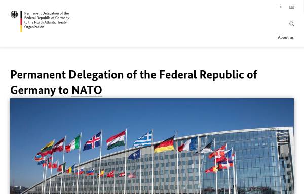 Vorschau von nato.diplo.de, Ständige Vertretung der Bundesrepublik Deutschland im Nordatlantikrat (bei der NATO)
