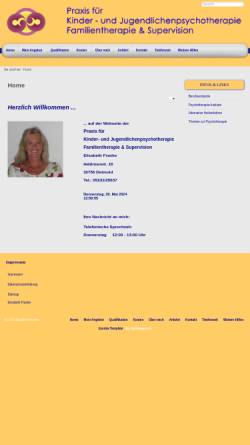 Vorschau der mobilen Webseite www.psychotherapie-detmold.de, Elisabeth Franke