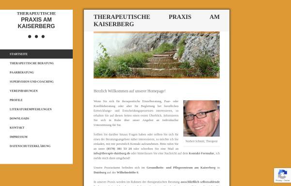 Vorschau von www.therapie-duisburg.de, Psychotherapeutische Praxis Duisburg