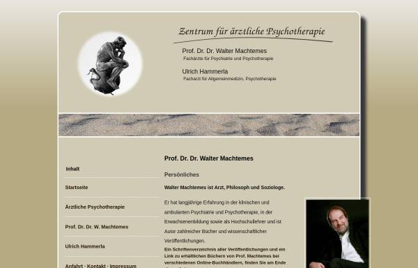 Vorschau von www.oberhausen-psychotherapie.de, Zentrum für ärztliche Psychotherapie