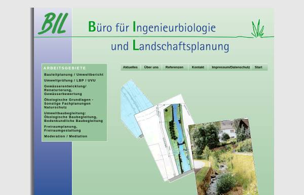 Vorschau von www.bil-witzenhausen.de, Büro für Ingenieurbiologie und Landschaftsplanung GbR