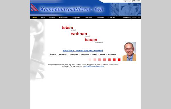 Vorschau von www.kompetenzplattform.de, Dipl.-Ing. Hans-Gerhard Spahn