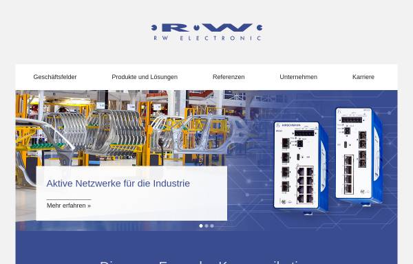 Vorschau von www.rw-electronic.de, RW ELECTRONIC - Netzwerksysteme & Videotechnik