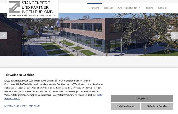 Vorschau von www.stangenberg.de, Stangenberg und Partner Ingenieur-GmbH