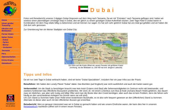 Vorschau von www.traumtrips.de, Traumtrips Dubai [Mario Reindl]