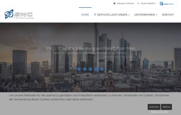 Vorschau von www.snc-online.de, SNC - IT Service & Consulting GmbH