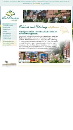 Vorschau der mobilen Webseite www.ferienhof-sporleder.de, Ferienhof Sporleder