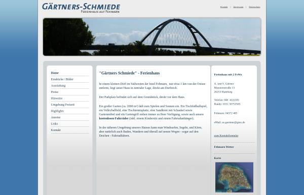Vorschau von www.gaertners-schmiede.de, Gärtners Schmiede