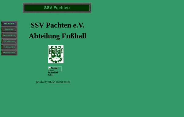 Vorschau von www.scherer-and-friends.de, SSV Pachten e.V. - Jugend