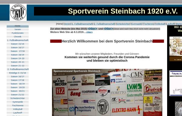 Vorschau von www.sportverein-steinbach.de, SV Steinbach 1920 e.V.