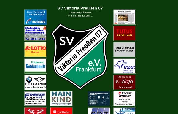 Vorschau von www.viktoria-preussen.de, SV Viktoria Preußen 07 e.V. Ffm.