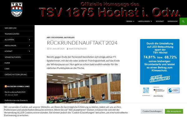 Vorschau von www.tsv-hoechst.de, TSV 1875 Höchst i. Odw. e.V.