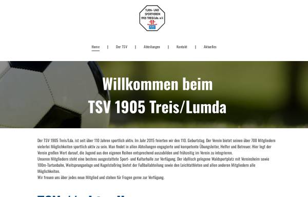 Vorschau von www.tsv-treis.de, TuS 1905 Treis/Lda.