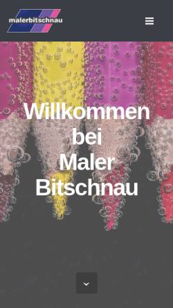 Vorschau der mobilen Webseite www.malerbitschnau.at, Maler Bitschnau