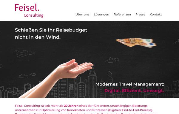 Vorschau von www.feisel-consulting.de, Feisel Consulting Travel Management Support