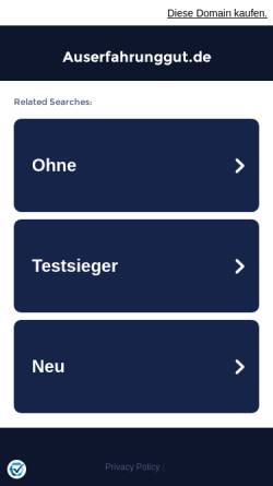 Vorschau der mobilen Webseite www.auserfahrunggut.de, AusErfahrungGut.de