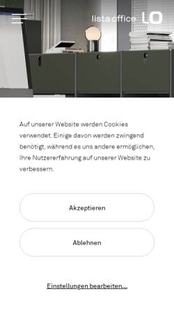 Vorschau der mobilen Webseite www.bueroform-zuerich.ch, Büroform AG