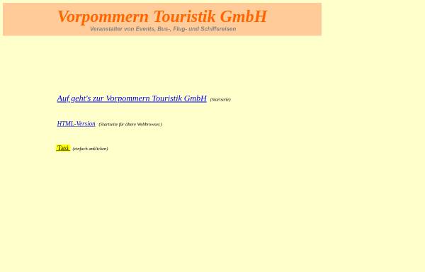 Vorpommern-Touristik GmbH i. G.