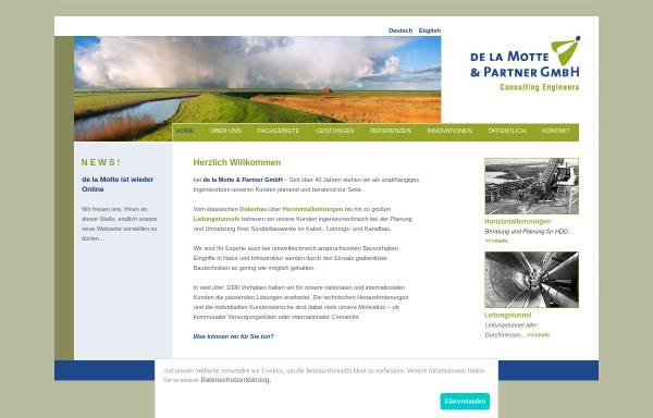 Vorschau von www.delamotte-partner.de, De la Motte & Partner GmbH
