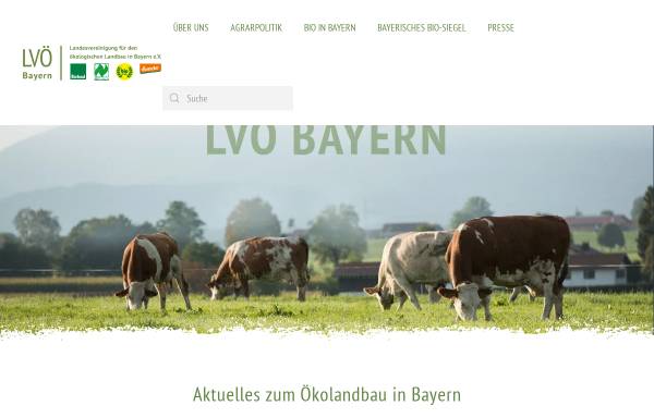 Vorschau von www.lvoe.de, Landesvereinigung für den ökologischen Landbau in Bayern e. V. (LVÖ)