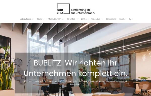 Vorschau von bublitz-einrichtungen.de, BUBLITZ Einrichtungen für Unternehmen e.K.