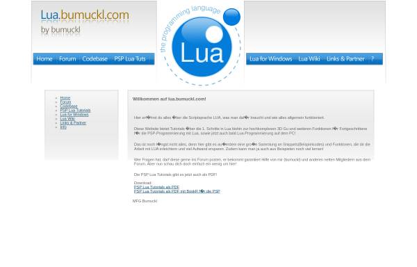 Vorschau von lua.bumuckl.com, Lua.bumuckl.com