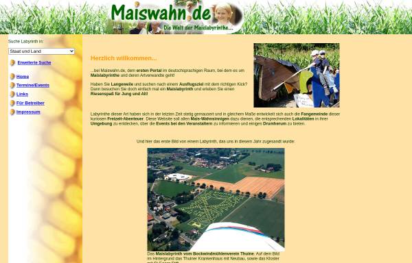 Vorschau von www.maiswahn.de, Maiswahn.de