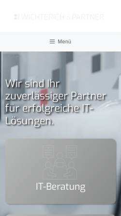 Vorschau der mobilen Webseite www.wp-koeln.de, Wichterich und Partner Firmenpräsenz