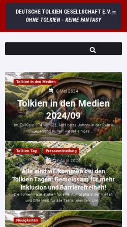 Vorschau der mobilen Webseite www.tolkiengesellschaft.de, Herr der Augenringe - Bored of the Rings