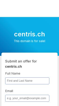 Vorschau der mobilen Webseite www.centris.ch, Centris Finanzplanung & Beratung, Inh. Hans J. Isliker