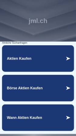 Vorschau der mobilen Webseite www.jml.ch, JML Jürg M. Lattmann AG