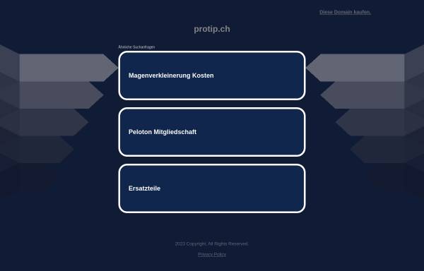 Vorschau von www.protip.ch, ProTIP Financial Products AG